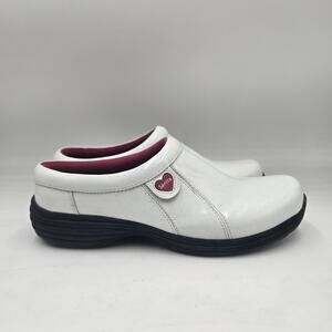 Sanita Women's O2 Life-Zephyr Mule Clog White Glitter Size 41/ US 10 Slip On
